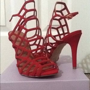 MADDEN GIRL by STEVE MADDEN RED PARIS HEELS